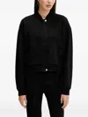 Hugo Boss Panelled Bomber Jacket In Black