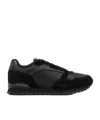 Hugo Boss Panelled-design Sneakers In Black