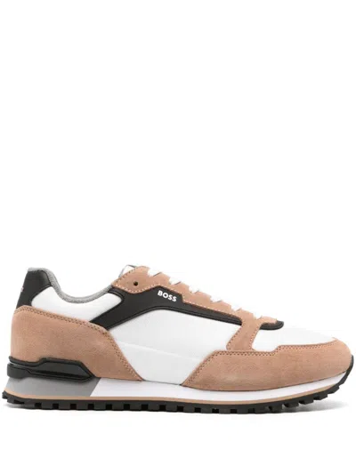 Hugo Boss Panelled-design Sneakers In Multi