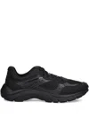 Hugo Boss Panelled Lace-up Sneakers In Black