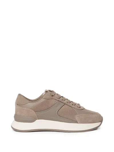 Hugo Boss Panelled Low-top Sneakers In Multi