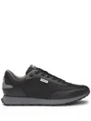 Hugo Boss Panelled Sneakers In Black