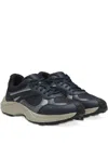 Hugo Boss Panelled Sneakers In Blue