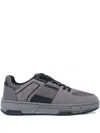 Hugo Boss Panelled Sneakers In Gray