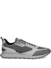 Hugo Boss Panelled Sneakers In Gray