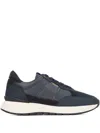 Hugo Boss Sneakers With Contrast Sole And Mesh Panels In Multi