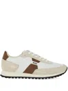 Hugo Boss Sneakers Panel Rubber Sole In Neutral