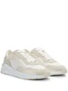 Hugo Boss Panelled Sneakers In Neutrals