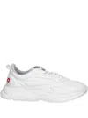 Hugo Boss Panelled Sneakers In White