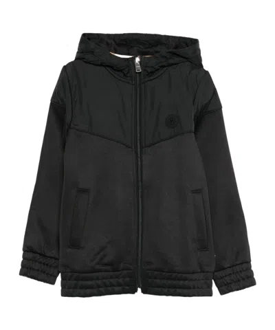 Hugo Boss Kids' Panelled Track Jacket In Black