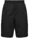 Hugo Boss Panelled Water-repellent Shorts In 黑色