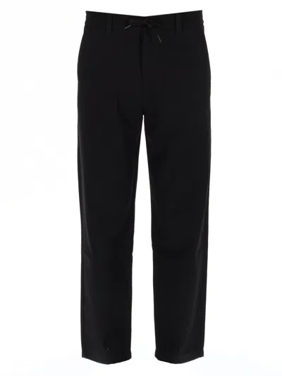 Hugo Boss Boss Pantalone Chino Con Coulisse In Black