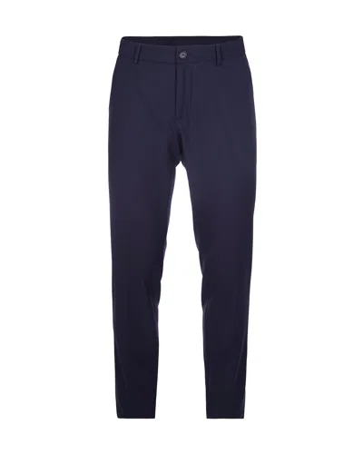 HUGO BOSS PANTALONE CON MICROFANTASIA BLU SCURO