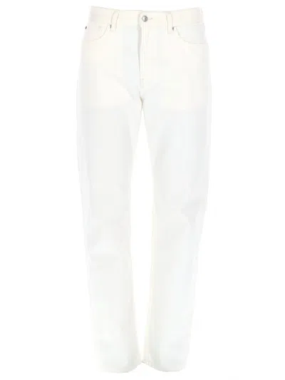 Hugo Boss Pantalone In Cotone In White