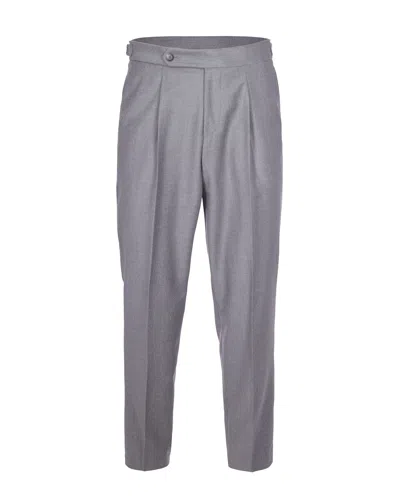HUGO BOSS PANTALONE IN LANA VERGINE MÉLANGE