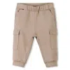 Hugo Boss Babies' Pantaloni Cargo In Beige