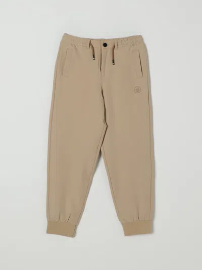 Hugo Boss Pants Boss Kids Color Beige In Brown