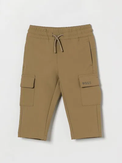 Hugo Boss Babies' Pants Kids Boss In Brown