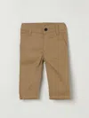 Hugo Boss Pants Boss Kids Color Biscuit In Brown
