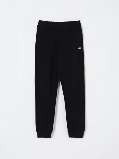 Hugo Boss Pants Boss Kids Color Black