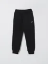 Hugo Boss Pants Boss Kids Color Black In Animal Print