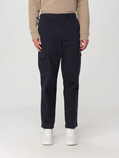 Hugo Boss Sista Cargo Straight-leg Trousers In Blau