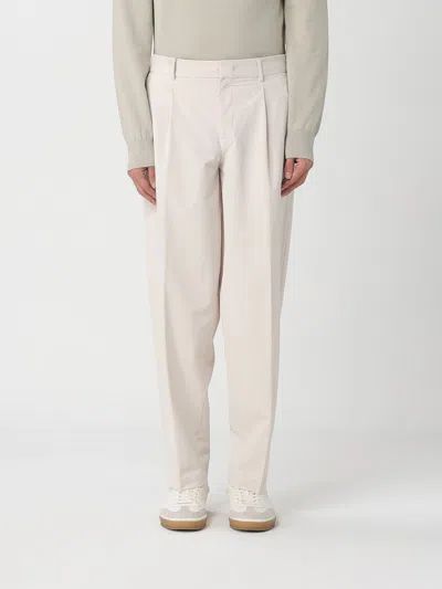 Hugo Boss Pants Boss Men Color Yellow Cream In Multi