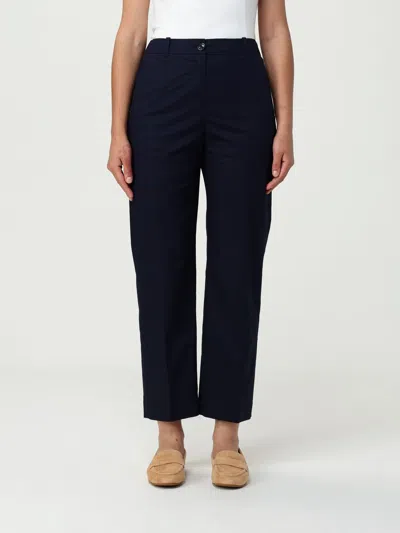 Hugo Boss Pants Boss Woman Color Blue