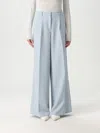 Hugo Boss Pants Boss Woman Color Gnawed Blue