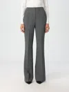 Hugo Boss Pants Boss Woman Color Grey In Grau
