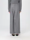 Hugo Boss Boss Tiana Pleat Wide Leg Pants In Gray