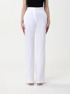 Hugo Boss Pants Boss Woman Color White In White
