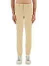 Hugo Boss Trousers With Belt Loops And Pockets In Beige
