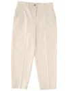 Hugo Boss Pants "tecarino" In Neutral