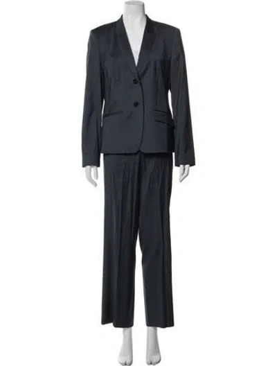 Pre-owned Hugo Boss Pantsuit In Blue