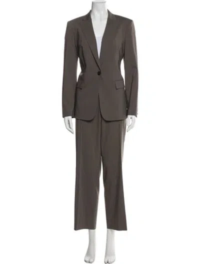 Pre-owned Hugo Boss Pantsuit In Brown