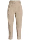 Hugo Boss Paperbag Hose In Neutral