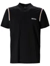 Hugo Boss Boss X Matteo Berrettini Active Polo Shirt With Moisture Control In Schwarz