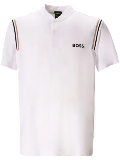 Hugo Boss Pariq Polo Shirt In Weiss