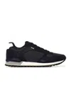 Hugo Boss Parkour Suede-panelled Sneakers In Multi