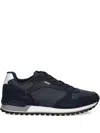 Hugo Boss Parkour Suede-panelled Sneakers In Multi