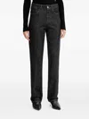 Hugo Boss Boss Parkway Slim Straight Leg Jeans In Black