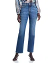 Hugo Boss Boss Parkway High Waist Flare Leg Jeans In Blue