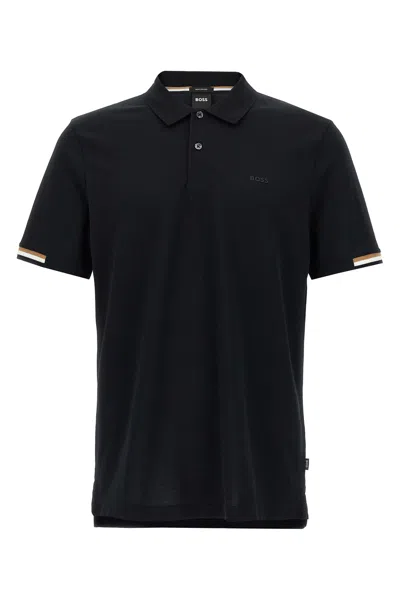 Hugo Boss 'parlay 147' Polo Shirt In Black