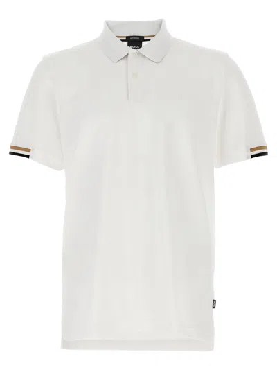 Hugo Boss Parlay 147 Polo Shirt In White