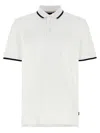 Hugo Boss Boss Parlay 190 Polo T Shirt White In Brown