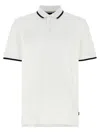 Hugo Boss Boss Parlay 190 Polo T Shirt White In Brown