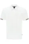 HUGO BOSS PARLAY POLO SHIRT WITH STRIPE DETAIL