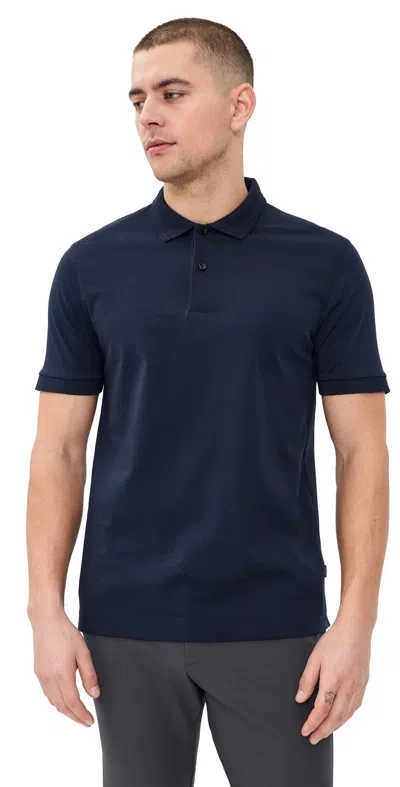 Hugo Boss Parlay Short Sleeve Polo Dark Blue