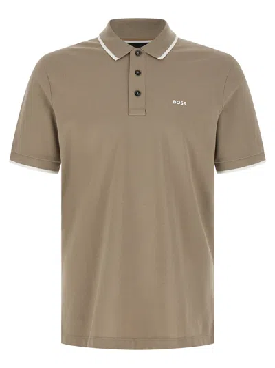 Hugo Boss Parlay T-shirt Multicolor In Brown